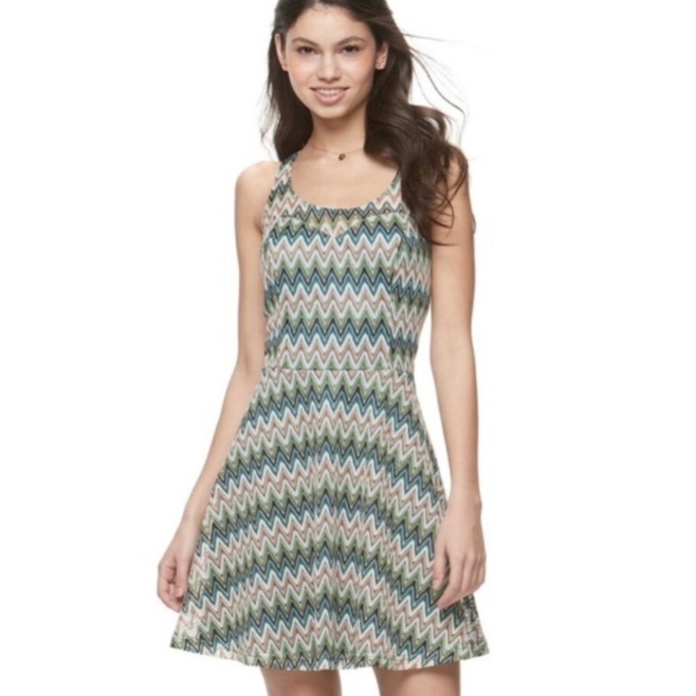 CANDIE'S Sweetheart Illusion Skate Dress